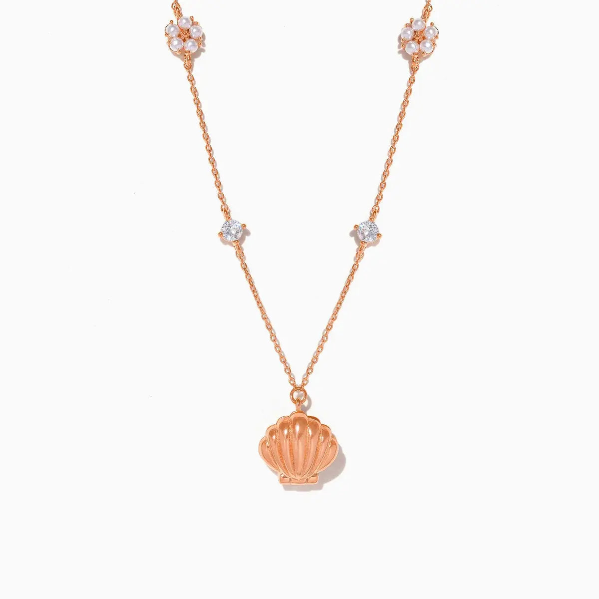 Hidden Pearl Shell Necklace Clara & Bloom