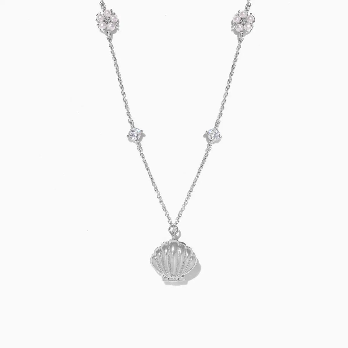 Hidden Pearl Shell Necklace Clara & Bloom