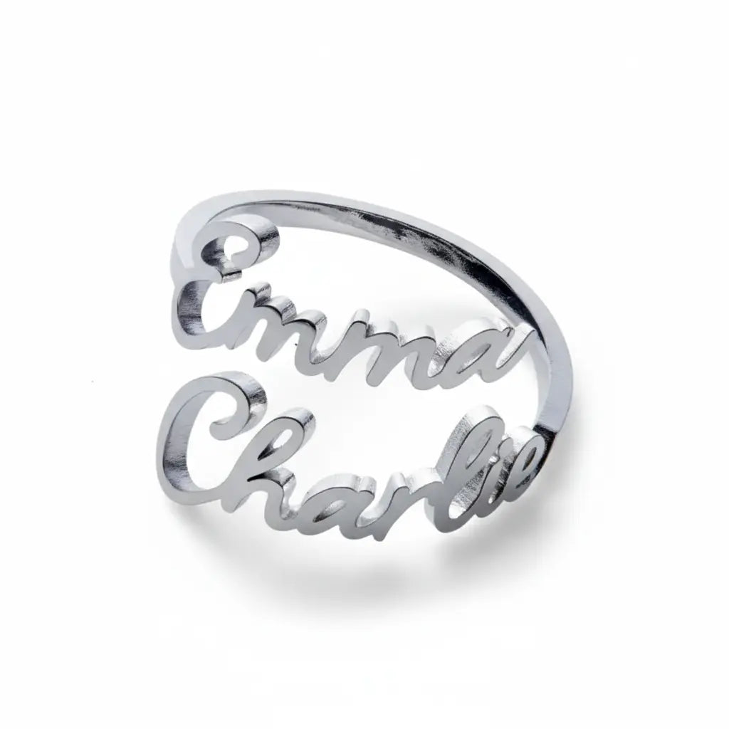 Double Name Ring Clara Bloom