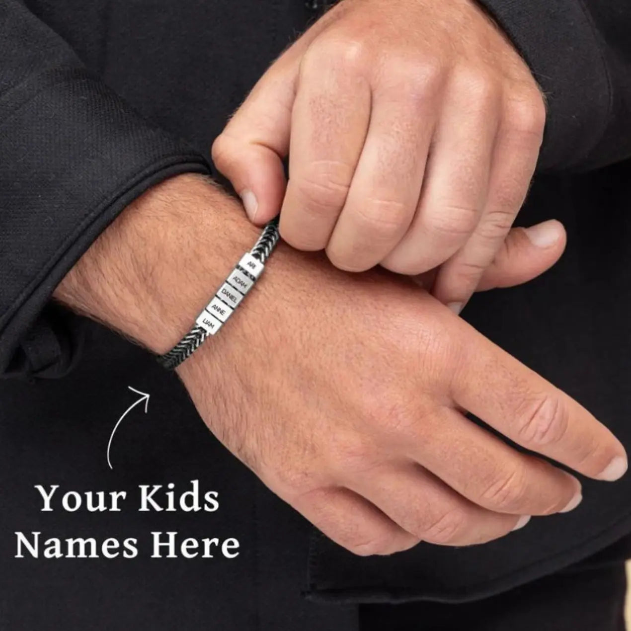 Elements Personalized Dad Bracelet