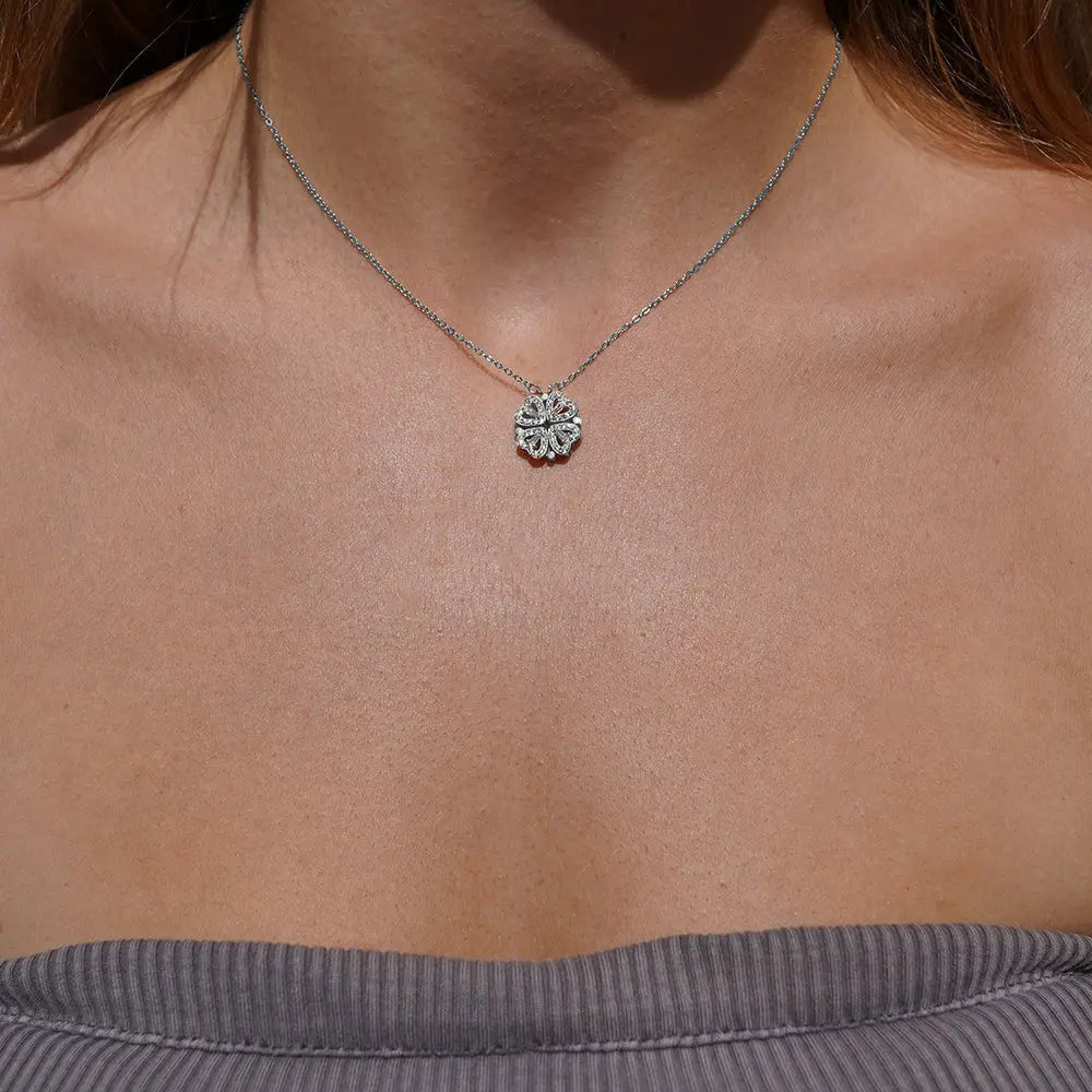 To My Daughter Four Leaf Clover Necklace Clara Bloom
