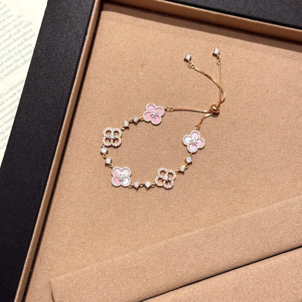 Clover Mother of Pearl Bracelet Clara & Bloom