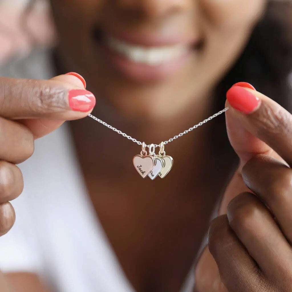 Customized Heart Necklace Clara Bloom