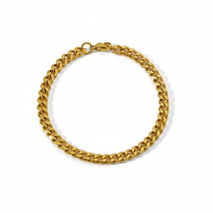 5mm Cuban Link Bracelet Clara & Bloom