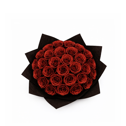 GLITTER ROSE BOUQUET