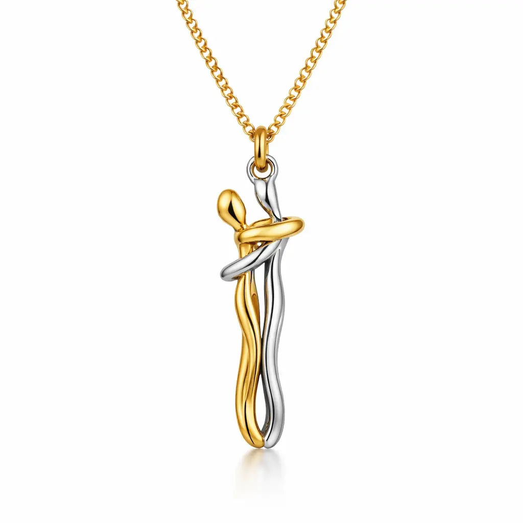 Lovers Embrace Necklace Clara & Bloom
