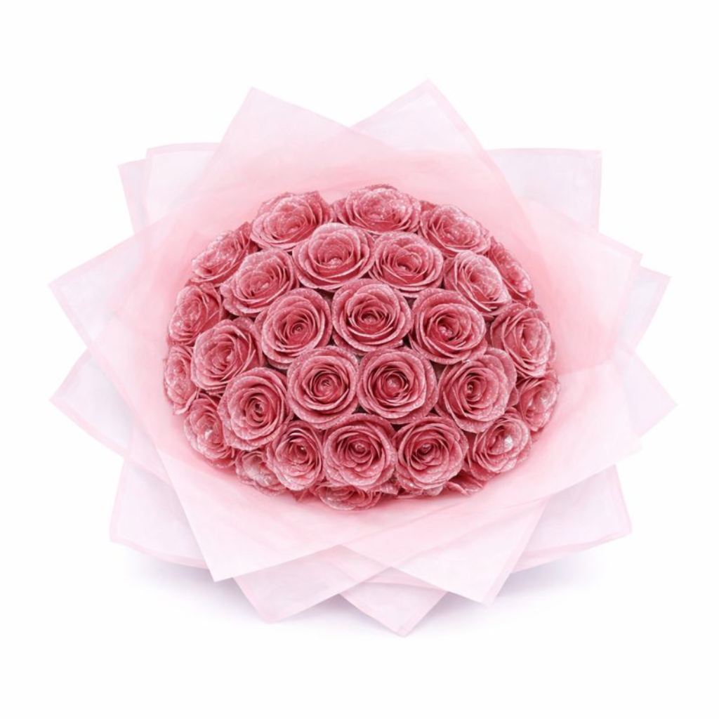 GLITTER ROSE BOUQUET Clara & Bloom