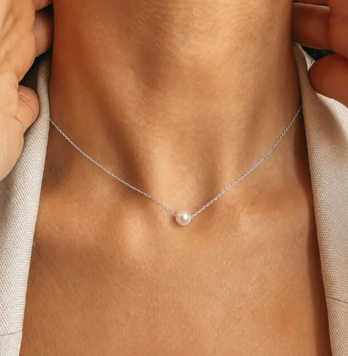 Luna Natural Pearl Necklace