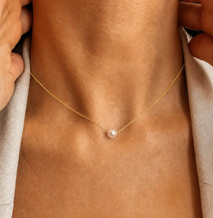 Luna Natural Pearl Necklace