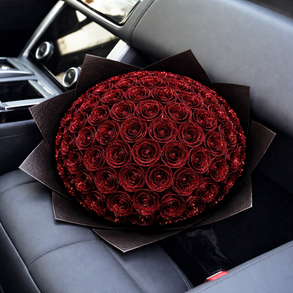 GLITTER ROSE BOUQUET Clara & Bloom