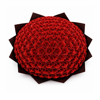 GLITTER ROSE BOUQUET Clara & Bloom