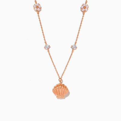 Hidden Pearl Shell Necklace