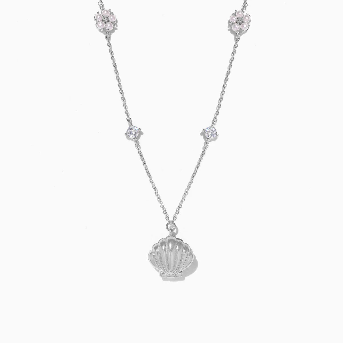 Hidden Pearl Shell Necklace