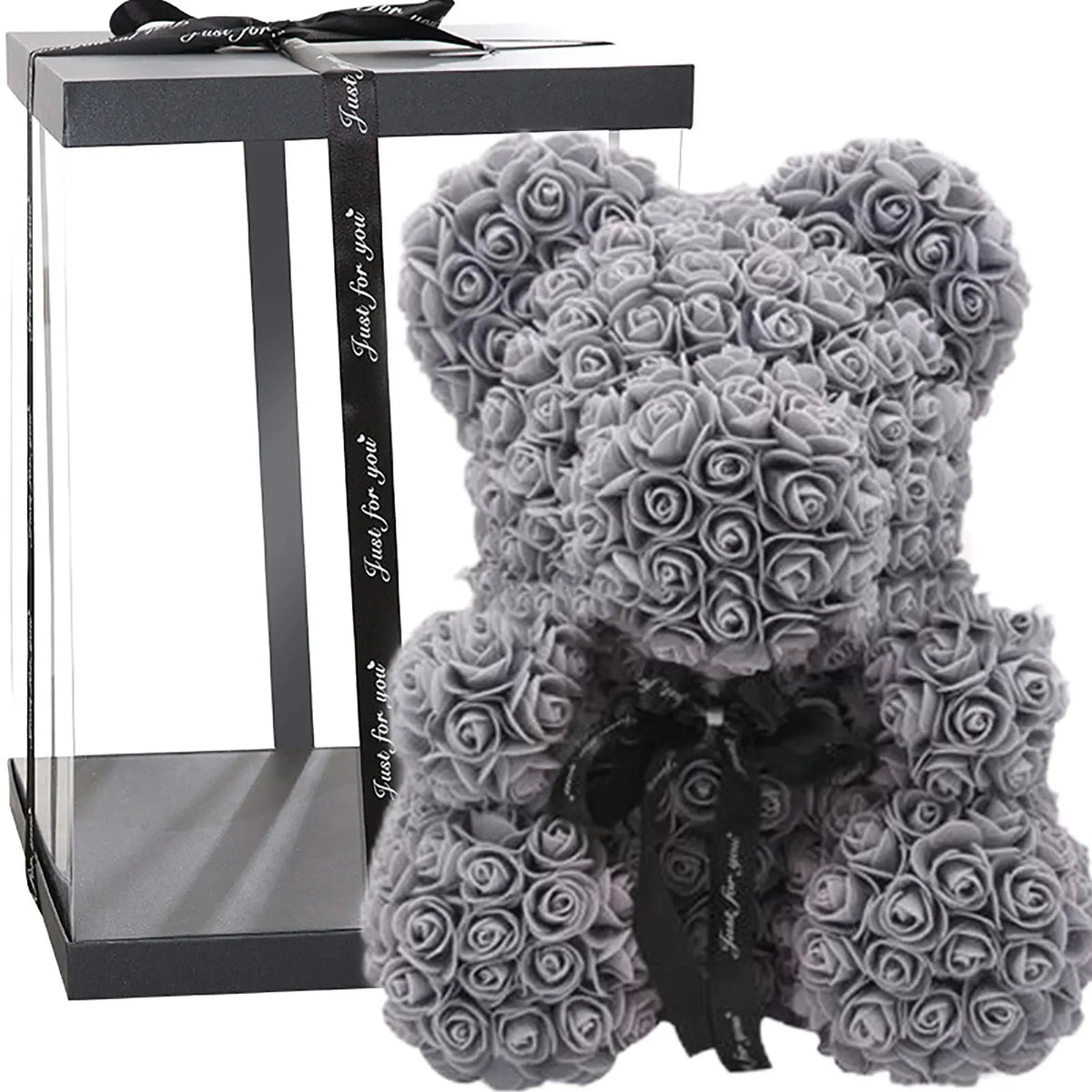 Rose Teddy Bear - W/Gift Box Clara Bloom