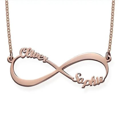 Infinity Name Necklace Clara Bloom