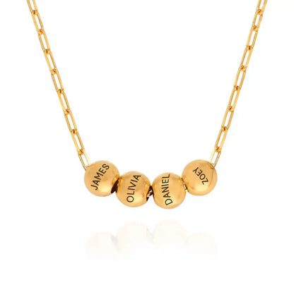 18K Gold Round Charm Bead Clara Bloom