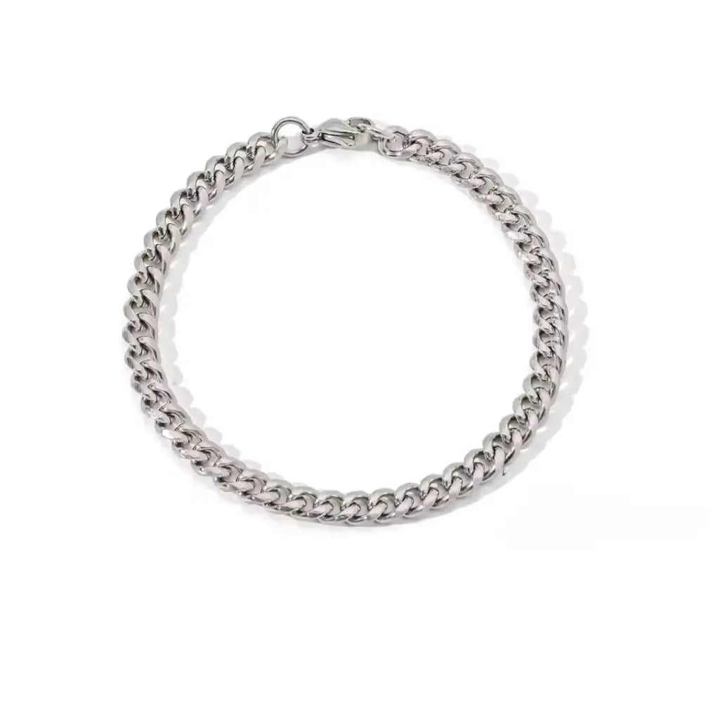 5mm Cuban Link Bracelet Clara & Bloom