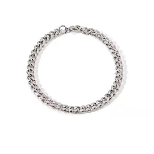 5mm Cuban Link Bracelet Clara & Bloom