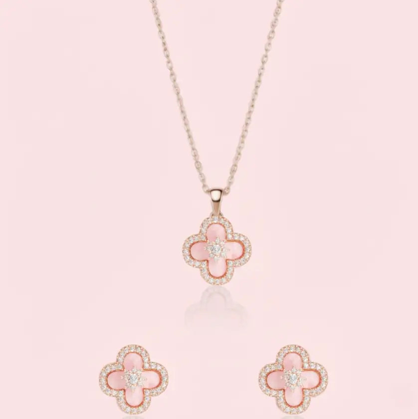 Mother of Pearl Jewelry Set Clara & Bloom