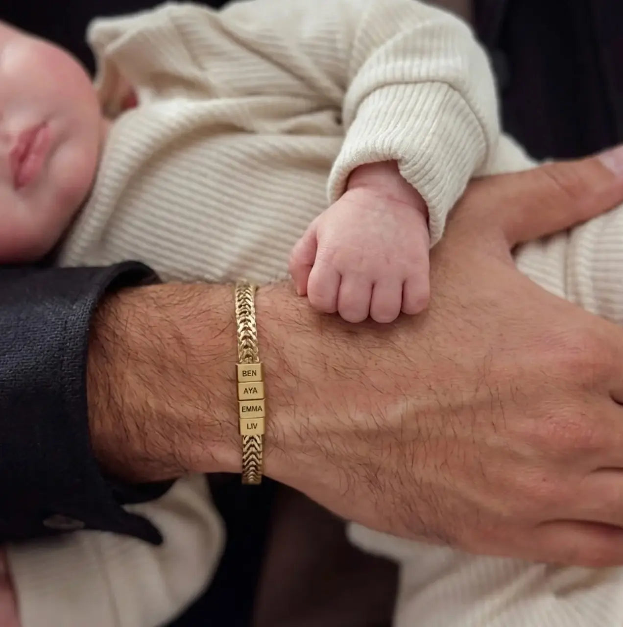 Elements Personalized Dad Bracelet