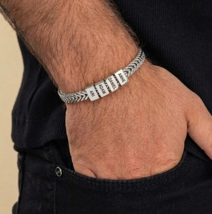 Elements Personalized Dad Bracelet
