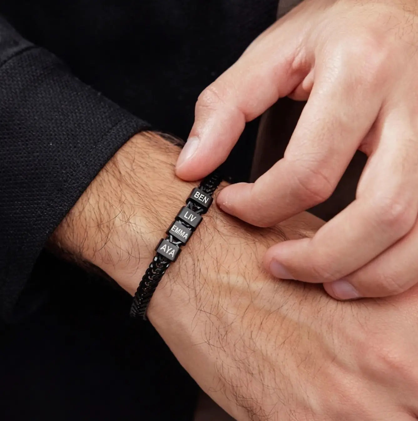 Elements Personalized Dad Bracelet