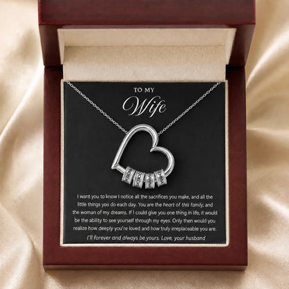 Family Heart Necklace