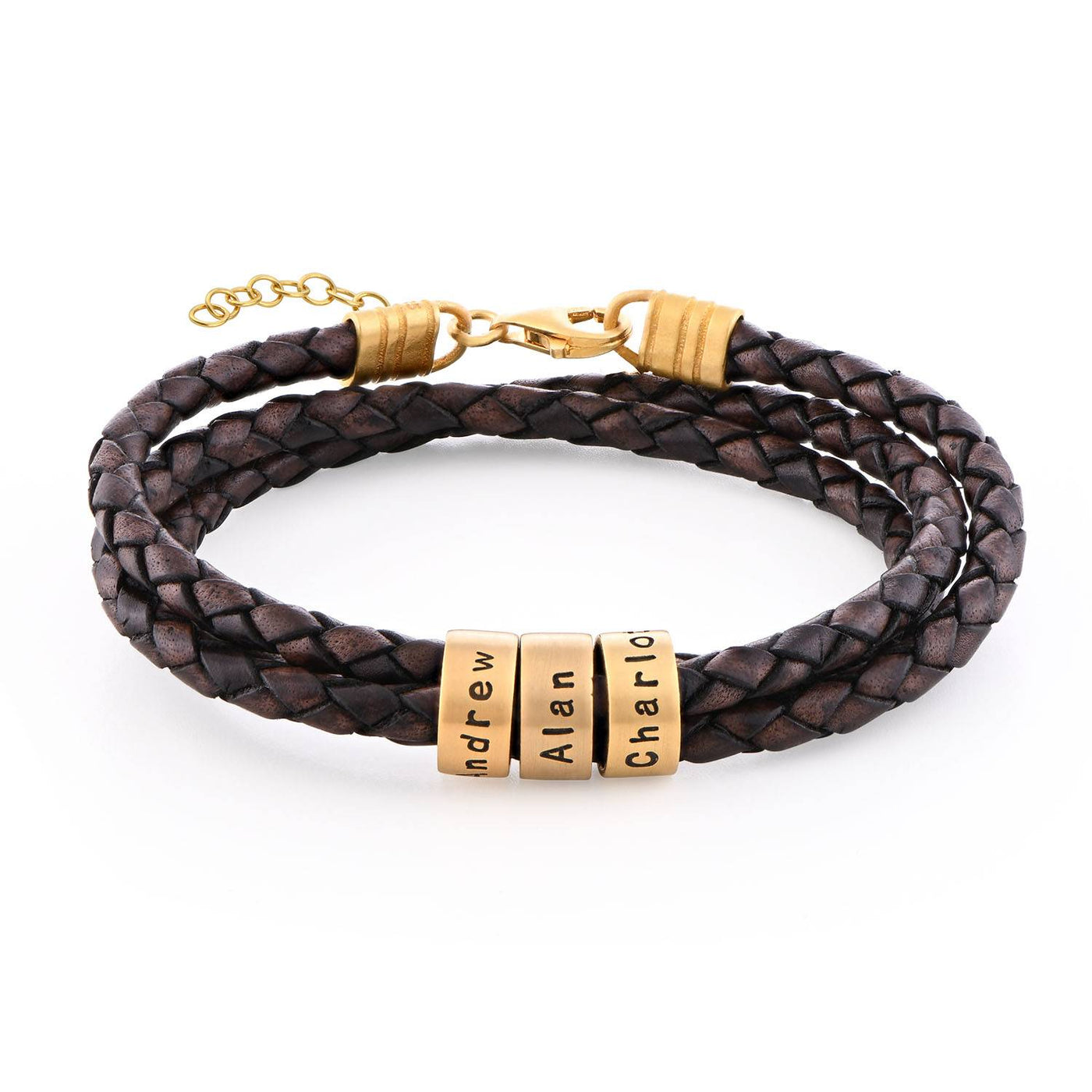 Beads for Braided Leather Bracelet Men