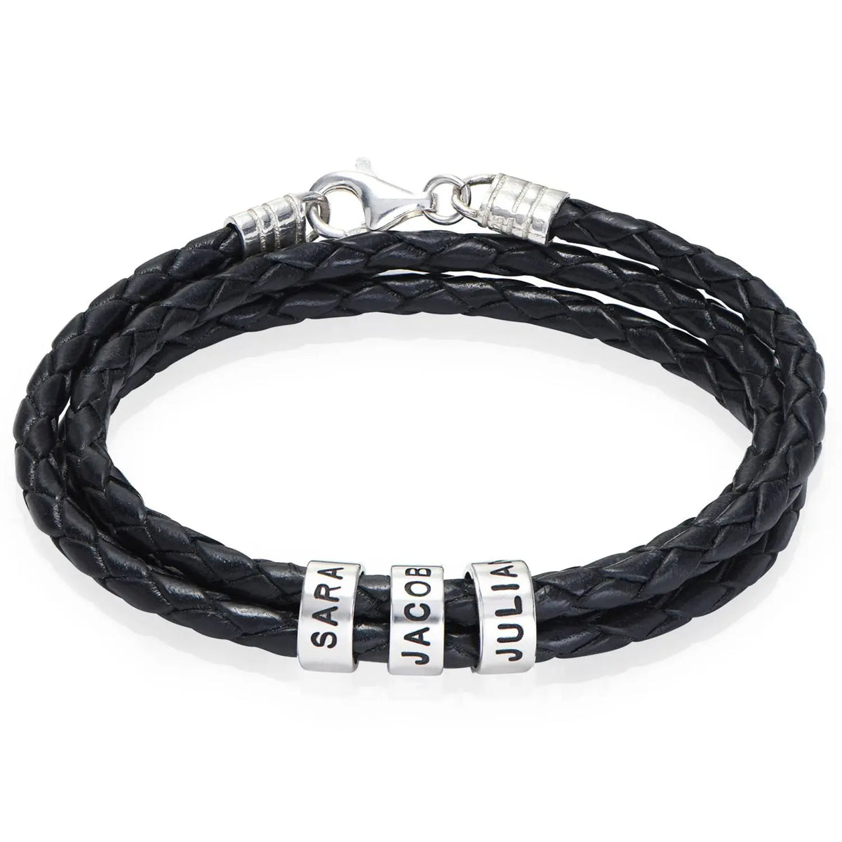 Beads for Braided Leather Bracelet Men Clara Bloom