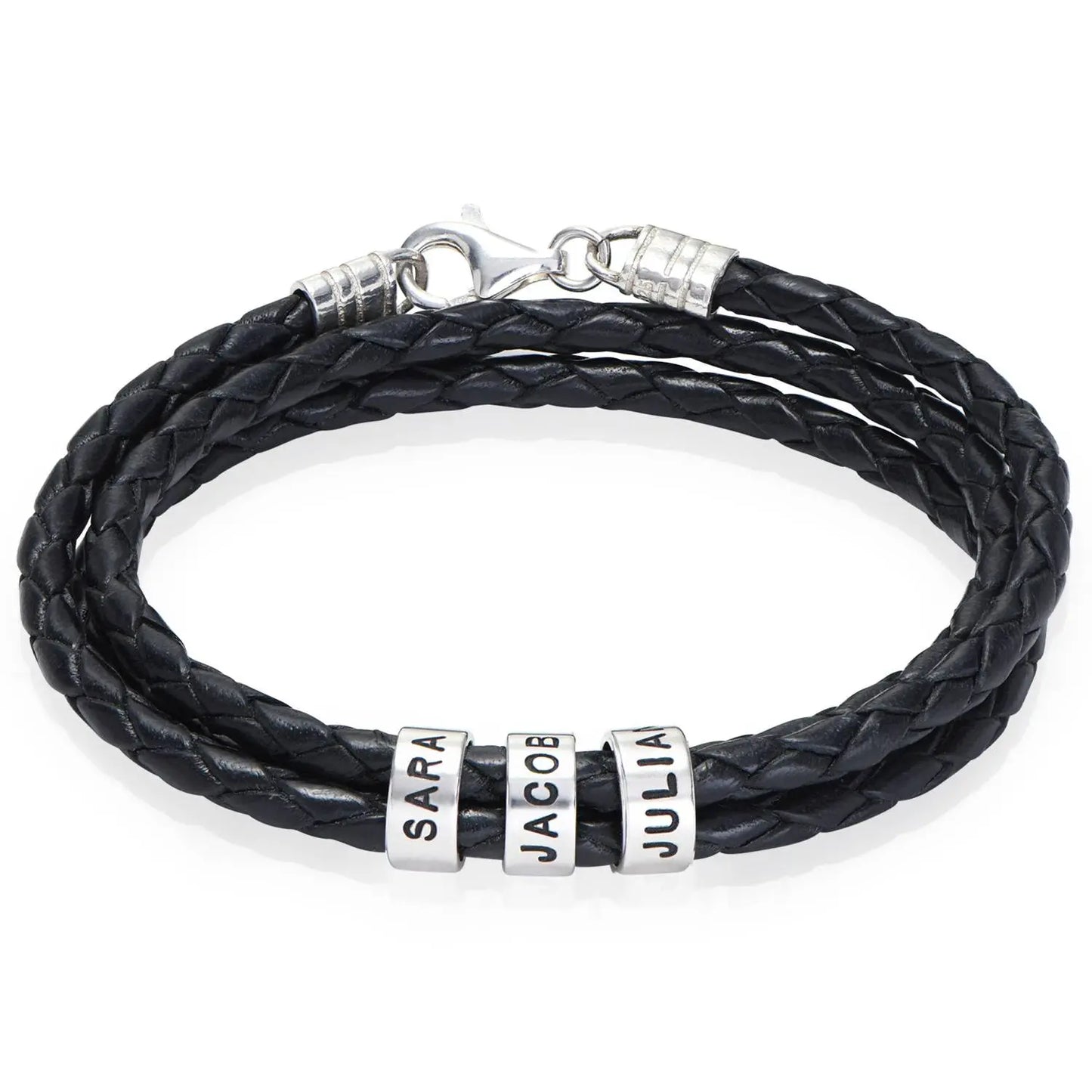 Beads for Braided Leather Bracelet Men Clara Bloom