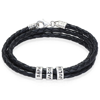 Beads for Braided Leather Bracelet Men Clara Bloom