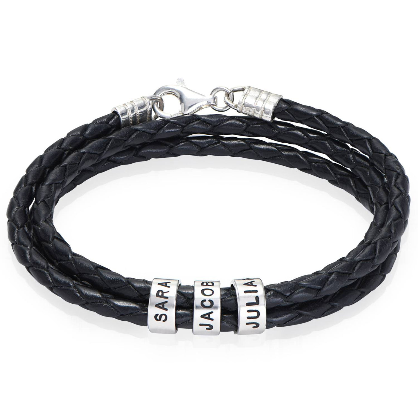 Beads for Braided Leather Bracelet Men