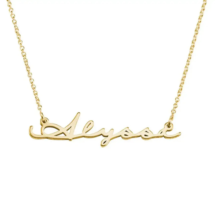 Personalized Name Necklace Clara Bloom