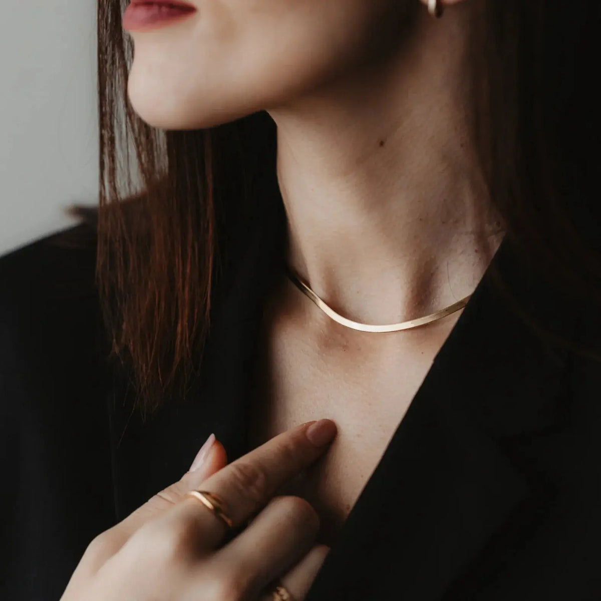 Riviera Herringbone Necklace