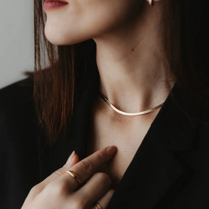 Riviera Herringbone Necklace