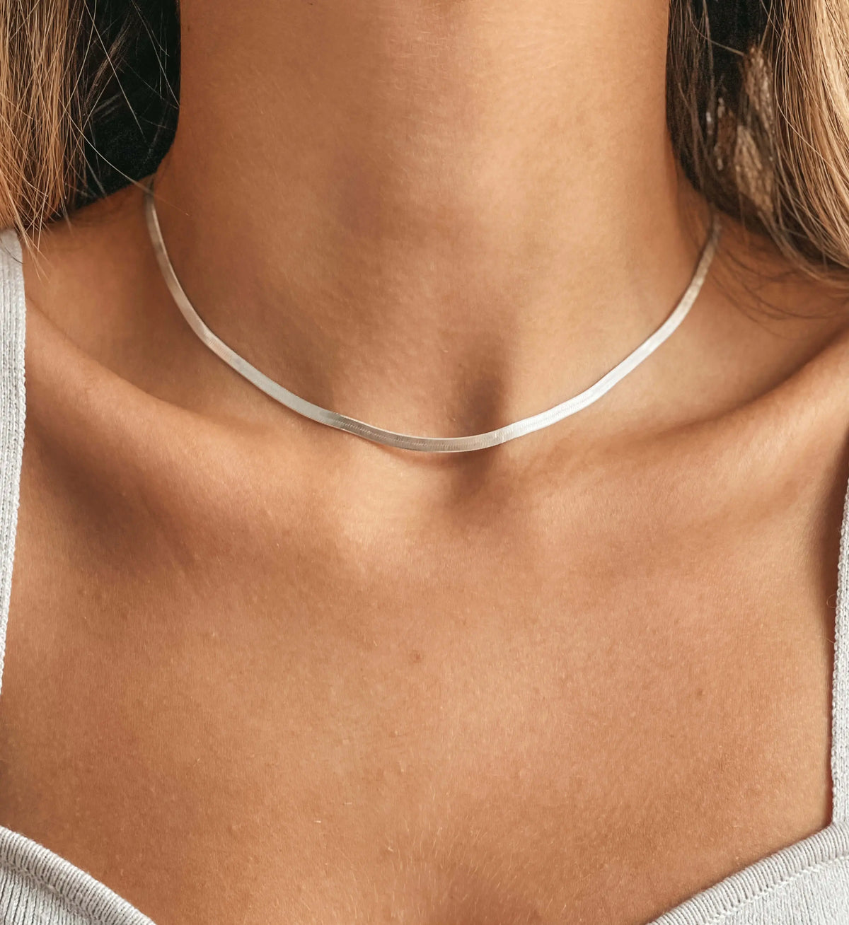 Riviera Herringbone Necklace