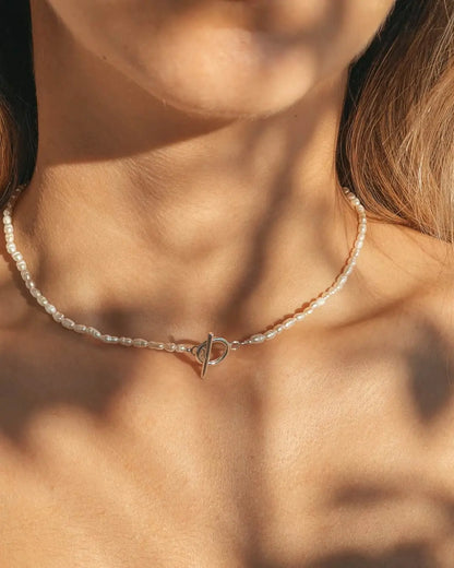 Pearl Lock Necklace