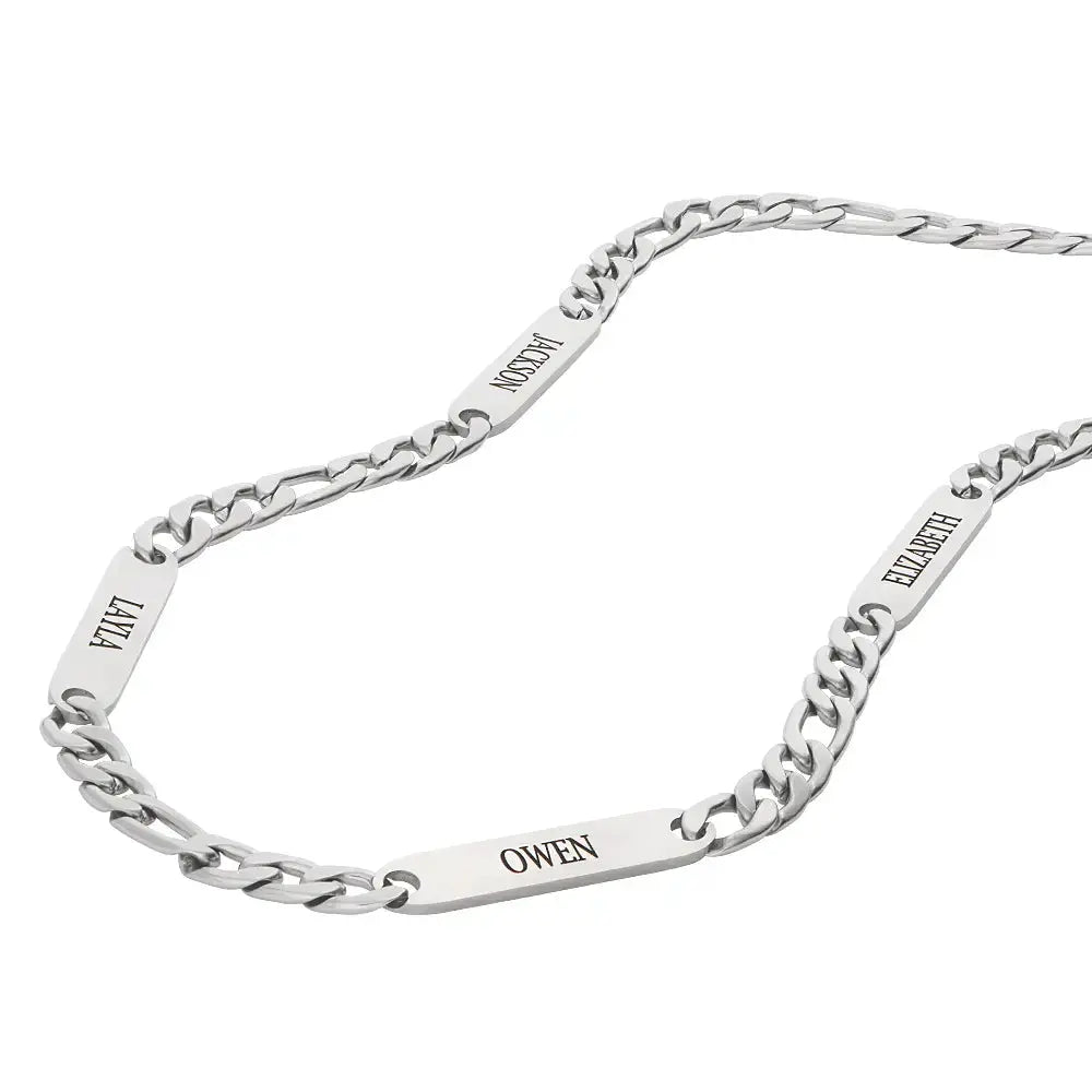 Lineage Name Necklace for Men Clara Bloom