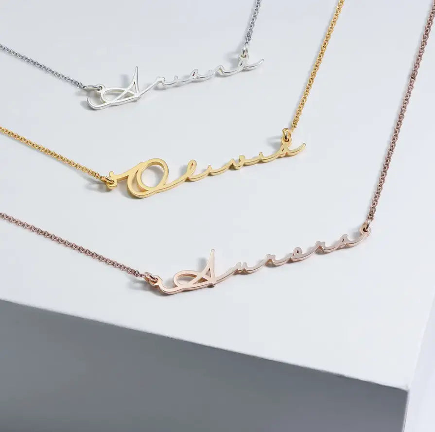 Personalized Name Necklace Clara Bloom