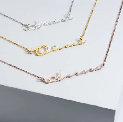 Personalized Name Necklace Clara Bloom