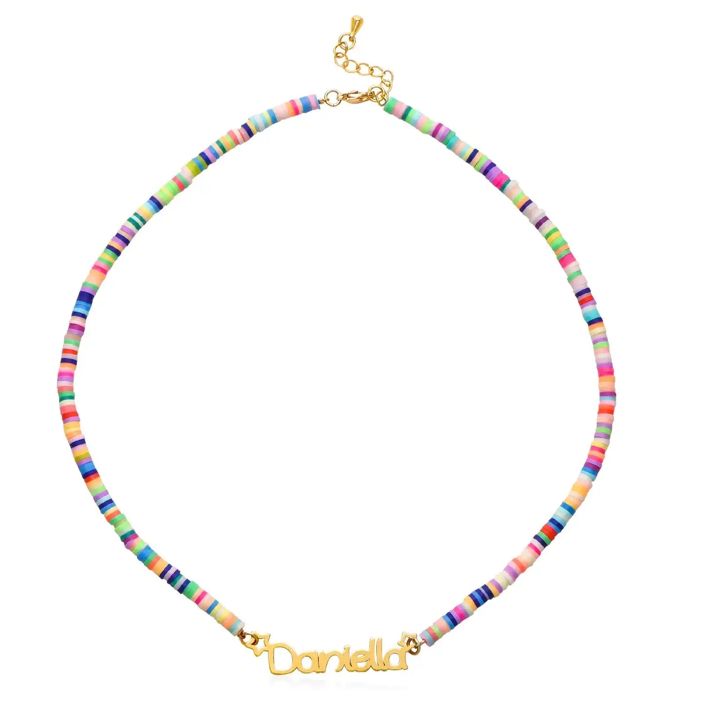 Rainbow Magic Name Necklace Clara & Bloom
