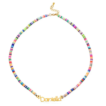 Rainbow Magic Name Necklace Clara & Bloom