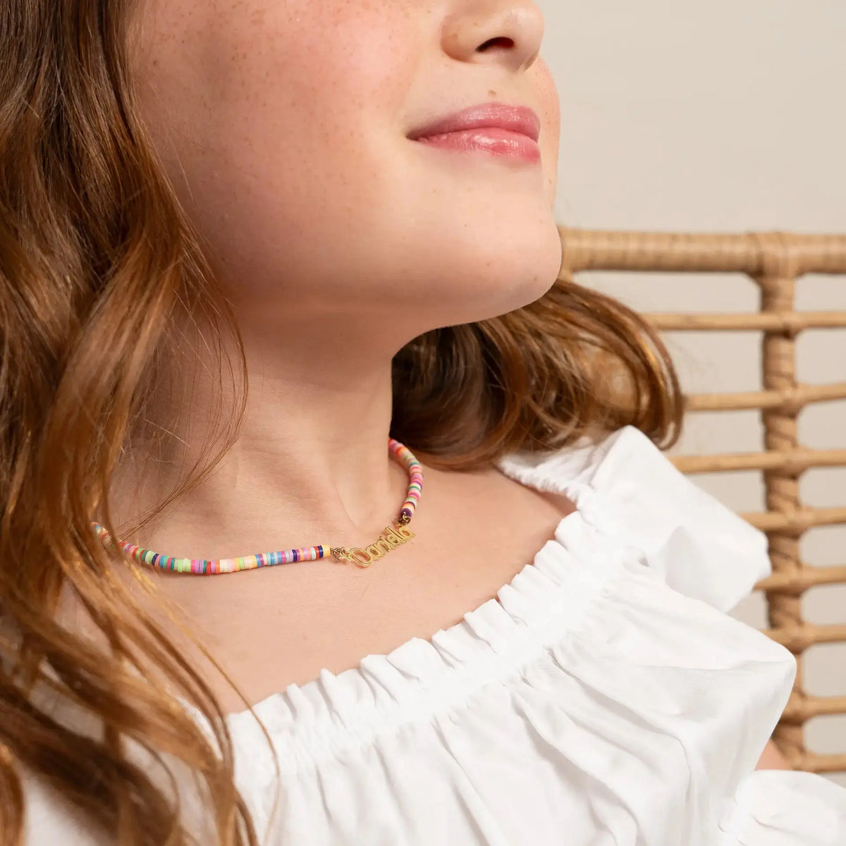 Rainbow Magic Name Necklace Clara & Bloom