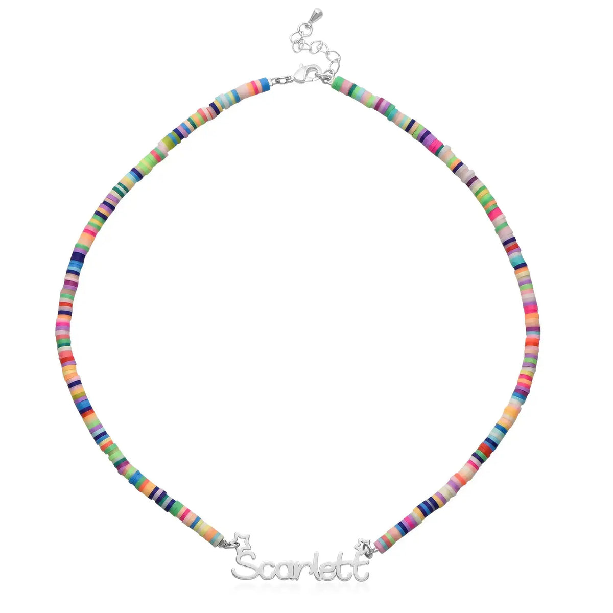 Rainbow Magic Name Necklace Clara & Bloom