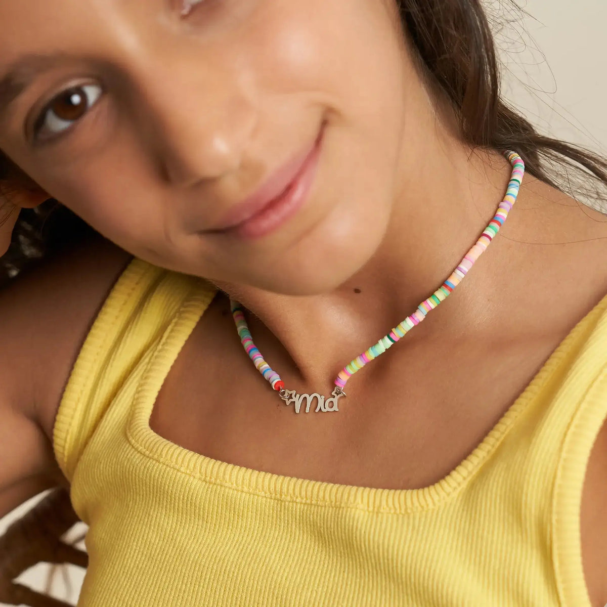 Rainbow Magic Name Necklace Clara & Bloom