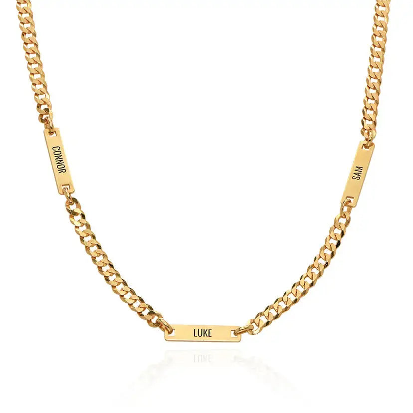 Lineage Name Necklace for Men Clara Bloom