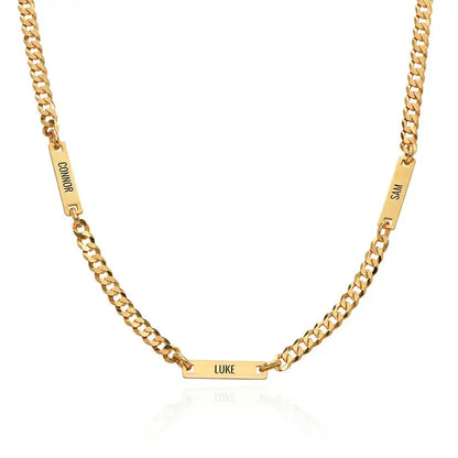 Lineage Name Necklace for Men Clara Bloom