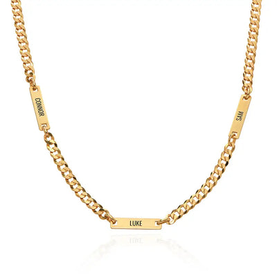 Lineage Name Necklace for Men